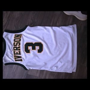 Authentic Iverson highs school Jersey